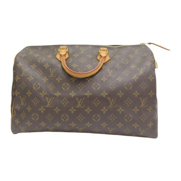 【二手名牌BRAND OFF】LOUIS VUITTON LV 路易威登 棕色 原花帆布 Speedy 40 手提包 M41522