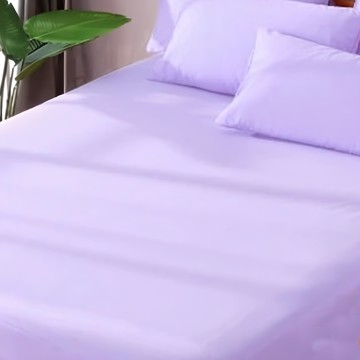 LoveCity 寢城之戀 台灣製 專業級吸濕排汗網眼 100%防水防蹣 雙人加大床包式保潔墊  186 x 180cm  紫色