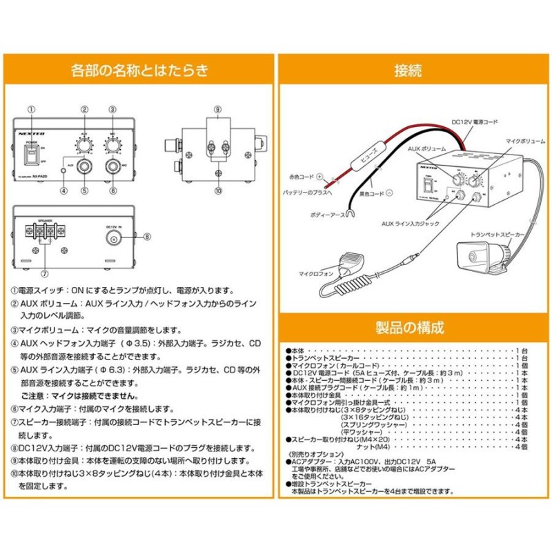 ノボル かるーいホン4.5W 軽量・耐水・耐衝撃仕様 TD504Y - 2