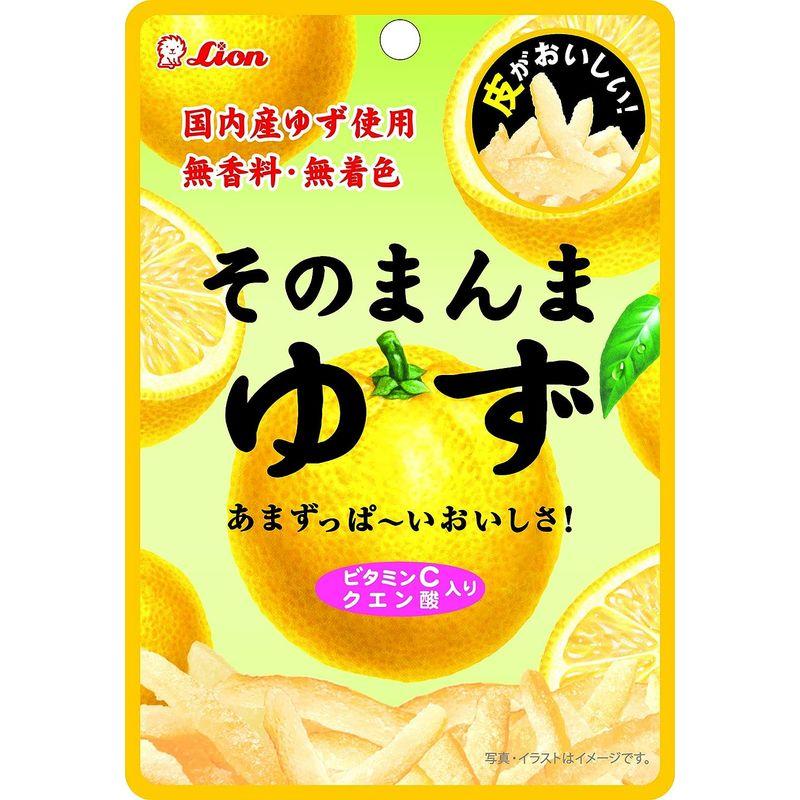 ライオン菓子 そのまんまゆず 23g ×6個