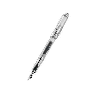 CROSS Bailey Light 貝禮輕盈半透明系列 亮鉻 鋼筆 EF /支 CAT0746-17XS【APP滿額下單10%點數(單一帳號最高5000點)】1/31止