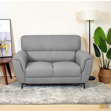 WAKUHOME 瓦酷家具 Moana 透氣貓抓皮沙發-雙人座(牛仔藍/雪花灰)兩色寬149x深84x高95cm(坐深51cm)