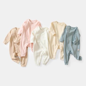 新生兒德絨秋冬柔軟哈衣長袖長褲