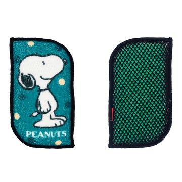 SNOOPY 史努比 洗碗海綿套裝  葉子型  附掛鉤設計  正反兩面材質  1組