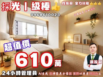 超級便宜~電梯景觀大套房~610萬~竣羽全力以赴｜新北市中和區中和路