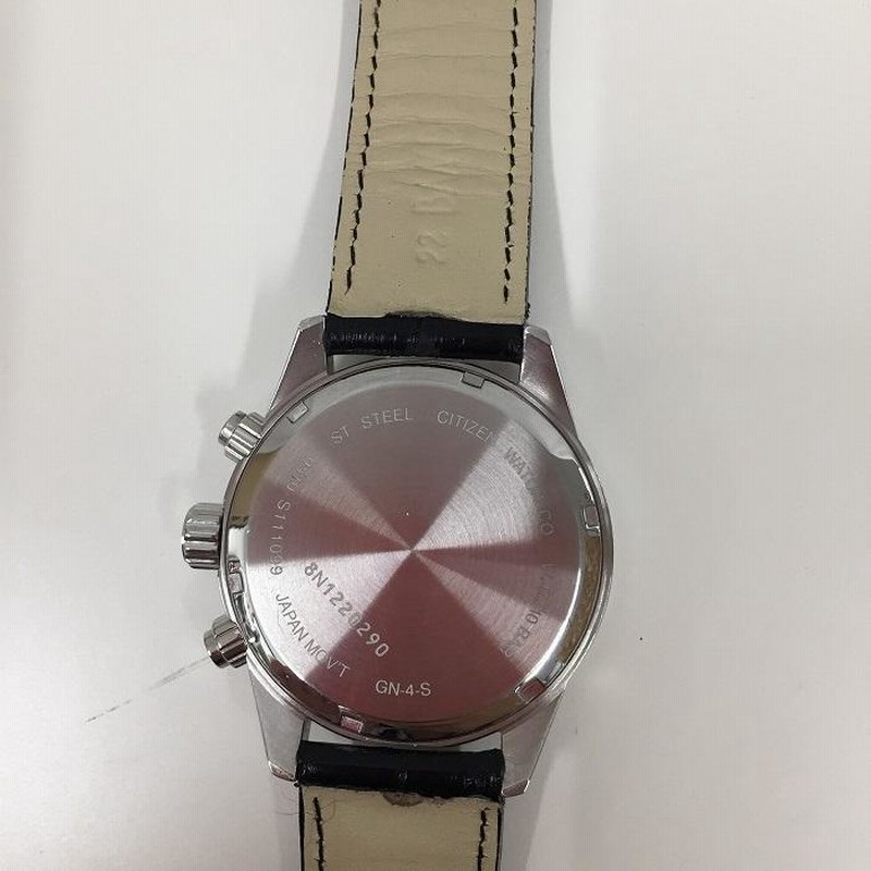 中古】シチズン メンズ腕時計 0510-S111099 クオーツ クロノグラフ SS