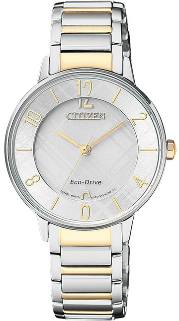 CITIZEN 星辰錶 Ladies 復古簡約光動能腕錶(EM0524-83A)-30mm-白面鋼帶【刷卡回饋 分期0利率】【APP下單點數13倍送】