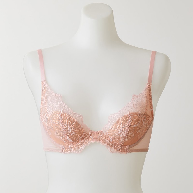 GUNZE グンゼ レディース Tuche 【more more Sheer BRA(透明感ブラ