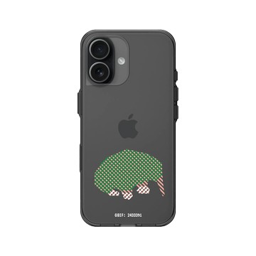 iPhone 17 Clear (相機按鈕) 酷墨灰 - The Wildlife Collection 動物野境系列 - 長吻針鼴