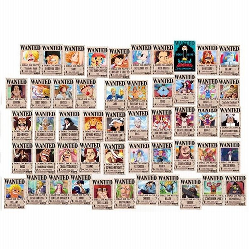 48 割引オレンジ系 お気に入り ワンピース手配書6枚セット 海賊王 四皇 その他 コミック アニメグッズオレンジ系 Thgenesis Com