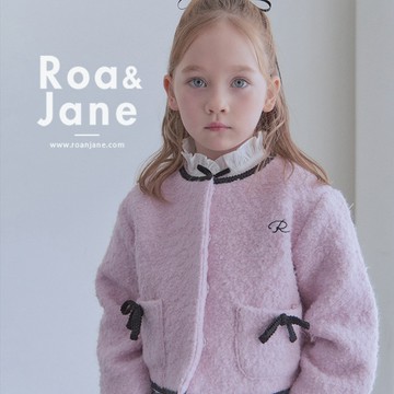 韓國專櫃 Roa&Jane 薰衣草蝴蝶結小香風外套