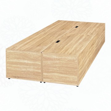 文創集 艾柏加高3.5尺單人可上掀＆三抽多功能收納床底(四色可選)-103x188x45cm免組