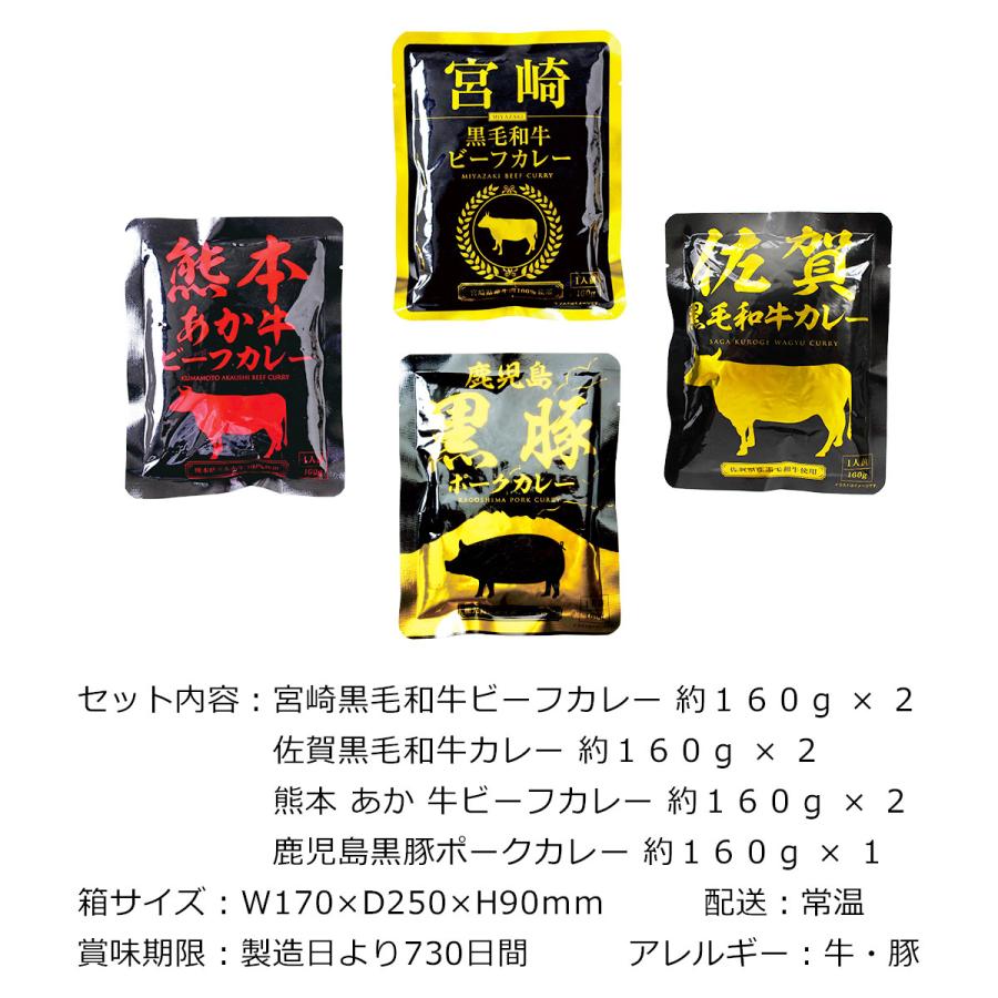 産地直送 お取り寄せグルメ ギフト 九州特産 ビーフポークカレー詰合せ