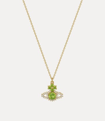 Vivienne Westwood Valentina Orb Pendant Necklace Gold-peridot-lime-green-cz Gold-peridot-lime-green-cz Women
