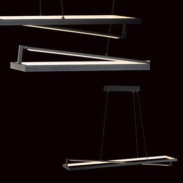 工業風LED黑色造型吊燈 40-72081