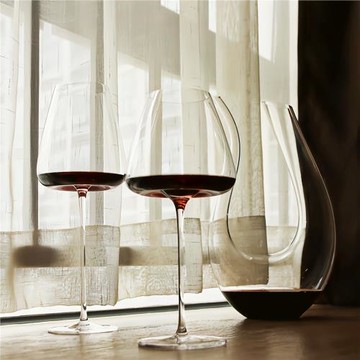 紅酒杯套裝家用大號一對情侶創意水晶高腳杯歐式小奢華高檔醒酒器