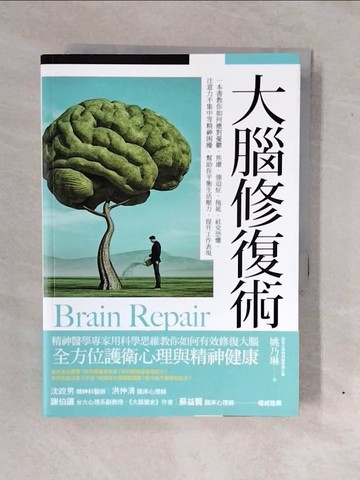 【書寶二手書T3／科學_XWG】大腦修復術：一本書教你如何應對憂鬱、焦慮、強迫症、拖延、社交恐懼、注意力不集中等精神困擾，幫助你平衡生活壓力、提升工作表現_姚乃琳