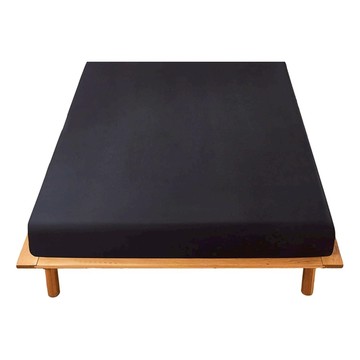 A-nice 雅妮詩 精梳純棉床包 環保活性印染  雙人  黑色