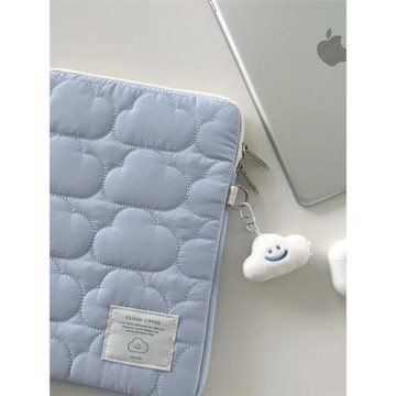 跨境韓國可愛云朵刺繡ipad平板電腦包ins11/13/15寸筆記本收納包