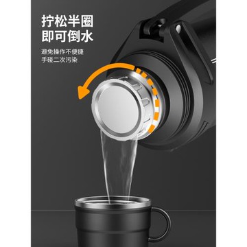 新款316不銹鋼保溫壺戶外家用車載旅行壺學生大號暖瓶便捷保溫杯