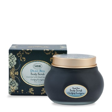 淨煥尤加利 死海黑礦泥頭皮磨砂膏 300g