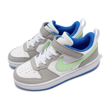 [ACS] Nike 休閒鞋 Court Borough Low Recraft PS 中童 灰 藍 小朋友 皮革 DV5457-005