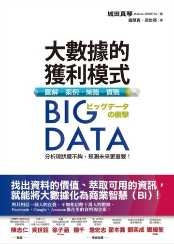Big Data大數據的獲利模式：圖解‧案例‧策略‧實戰[二手書_良好]