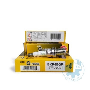 《油工坊》NGK BKR6EGP 白金火星塞 【4顆】