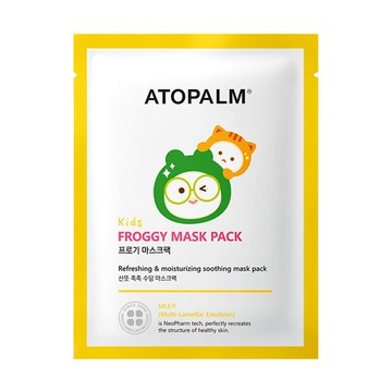 ATOPALM 愛多康 Kids Froggy 兒童舒緩保濕面膜套裝  5片  1盒