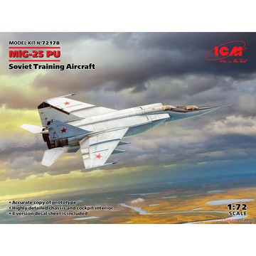 ≡MOCHO≡ 現貨 ICM 1/72 MiG-25PU 蘇聯訓練機 組裝模型