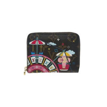 LOUIS VUITTON M69745 VIVIENNE 塗鴉拉鍊零錢包卡包