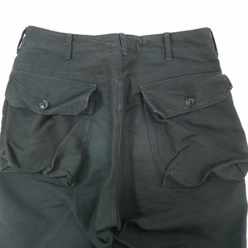Engineered Garments Norwegian Pant Olive Cotton Double Cloth
