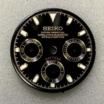 【免運】手錶 VK63石英機芯配件字面指針錶殼精鋼藍寶石玻璃錶殼watch