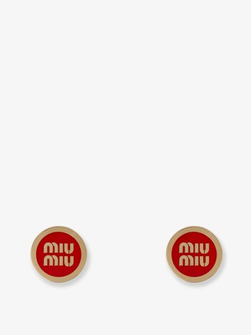 Enamelled metal earrings - MIU MIU - gender_Woman