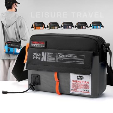 斜挎包男士包包潮牌ins工裝風單肩包日系小包休閑男包夏季小挎包