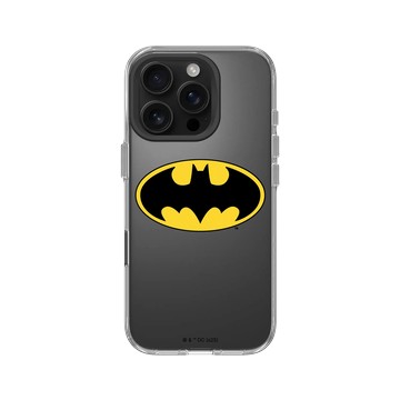 iPhone 16 Pro Clear Case（相機按鈕） 透明 - Batman 蝙蝠俠 - 經典蝙蝠俠Logo