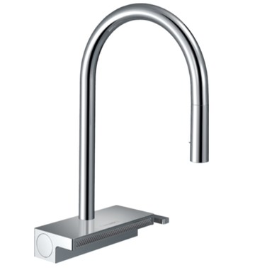 【麗室衛浴】德國HANSGROHE Aquno Select M81 伸縮/抽拉 水槽龍頭/立式龍頭/吧檯龍頭 73837001