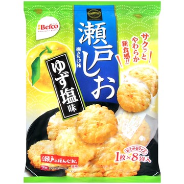 栗山 瀨瀨戶汐揚仙貝-柚子鹽風味[8枚] 41.6g