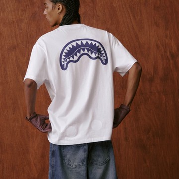 Sprayground X NBA 聯名 短袖上衣 勇士隊 白