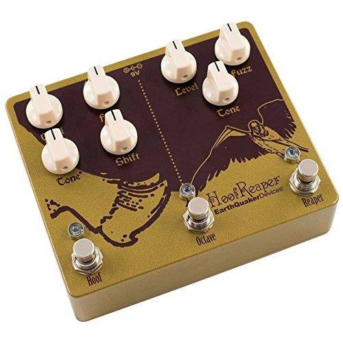 EarthQuaker Devices Hoof Reaper V2 Double Fuzz Guitar Effects Pedal with Oc