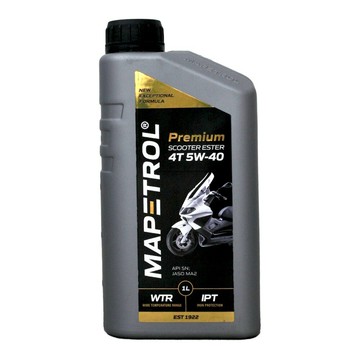 MAPETROL PREMIUM SCOOTER ESTER 5W40 4T 頂級酯類合成機油(買6瓶就送機車用動力回復套組1組)【299免運領券再享折扣】