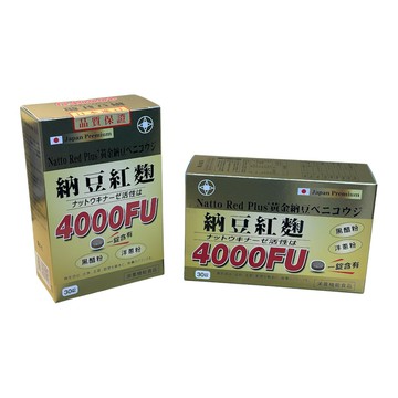 黃金納豆紅麴錠 30錠｜納豆菌培養物＋紅麴配方｜日本製