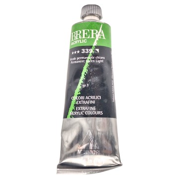 MaIMeRI 美利 Brera 超細緻壓克力顏料 M0806339 339永固淺綠  60ml  1條