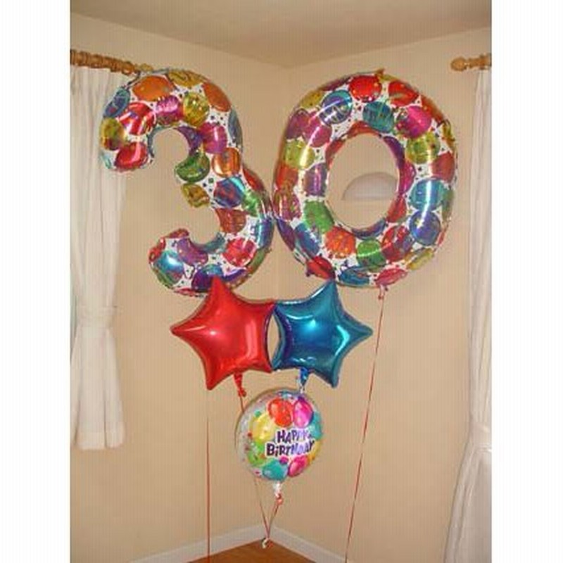 数字バルーン ナンバー３０ ３０歳誕生日バルーン ｈａｐｐｙ ｂｉｒｔｈｄａｙ ３０周年 通販 Lineポイント最大0 5 Get Lineショッピング