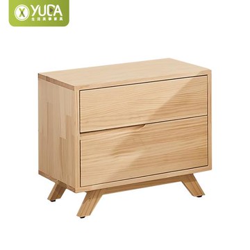 【YUDA 生活美學】蘿本 北歐 實木 床頭櫃/床邊櫃/小矮櫃 櫃 H4Y A143-03
