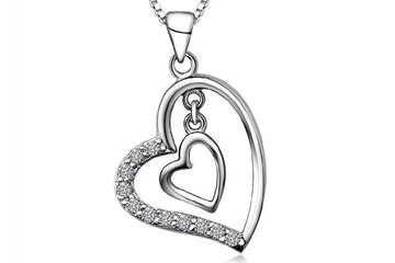 現貨+預購 925純銀項鍊 墜子-母親節生日情人節禮物女飾品6a92【獨家進口】【米蘭精品】