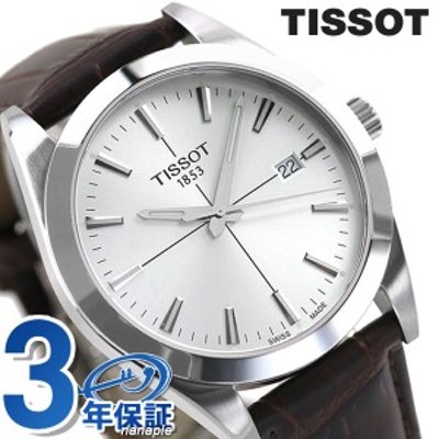 ティソ TISSOT 腕時計 メンズ T127.410.44.041.00 T-クラシック ジェントルマン クオーツ 40mm T-CLASSIC GENTLEMAN QUARTZ 40mm クオーツ（ETA F06.115） ブルーxシルバー アナログ表示