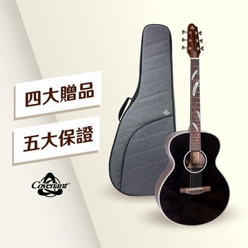 Covenant 民謠吉他 卡弗蘭特 Focus Black 雲杉木 印度玫瑰木 40吋 面單【黃石樂器】