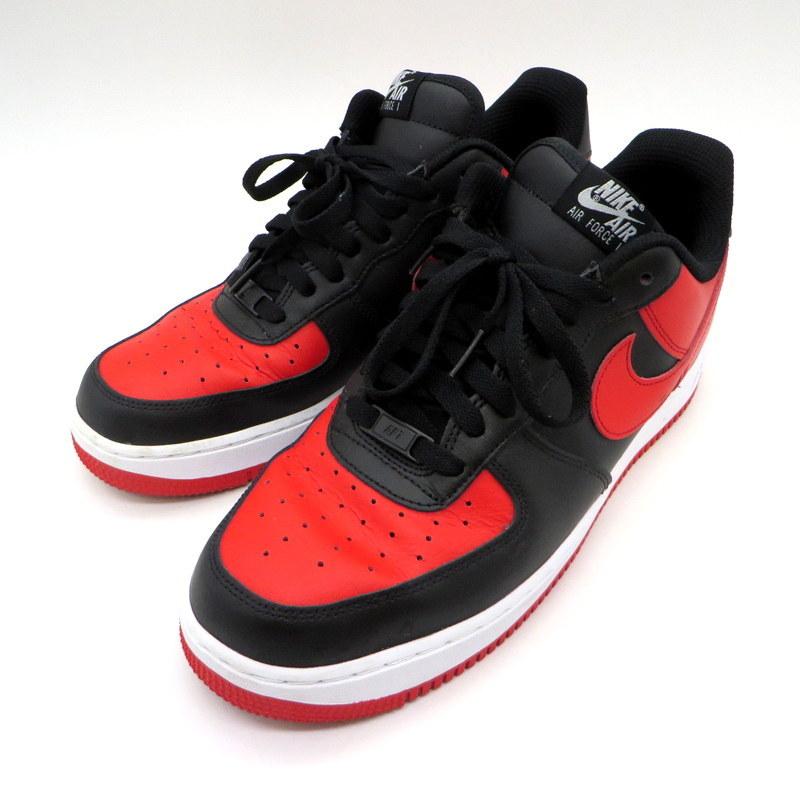 NIKE ナイキ AIR FORCE 1 LOW BY YOU エアフォース1 ローカットスニーカー レッド/ホワイト/ブラック US9.5 CT7875-994