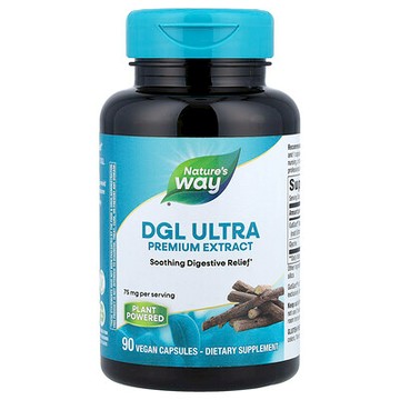 Nature's Way, 優質提取物，DGL Ultra，75 毫克，90 粒全素膠囊